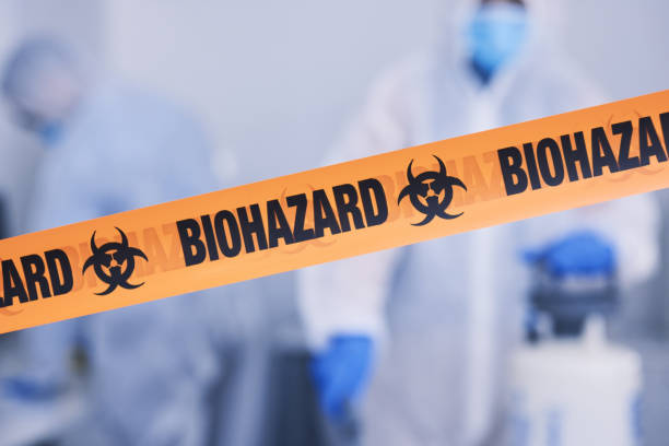 Professional Blood Cleanup technician working in Beaufort, NC